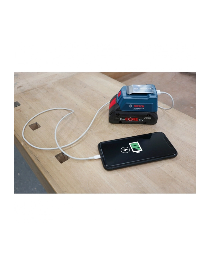 bosch powertools Bosch USB charging adapter GAA 18V-48 Professional (blue, battery and charger not included!) główny