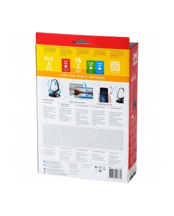 One for all DVB-T2 indoor antenna SV 9143 (Kolor: CZARNY) nr 1