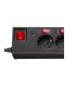 goobay 6-way power strip with switches (Kolor: CZARNY, 1.5 meters, surge protection ) - nr 1