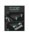ICY BOX cable management tray IB-EWA100W-CM, for desks, cable management (Kolor: BIAŁY, 60cm) - nr 1