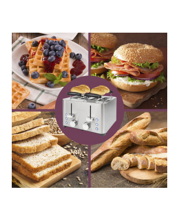 ProfiCook PC-TA 1252, toaster (stainless steel)