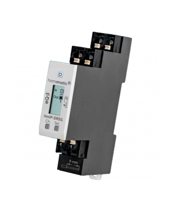 Homematic IP switching actuator for DIN rail mounting – 1-fold (HmIP-DRSI1), relay