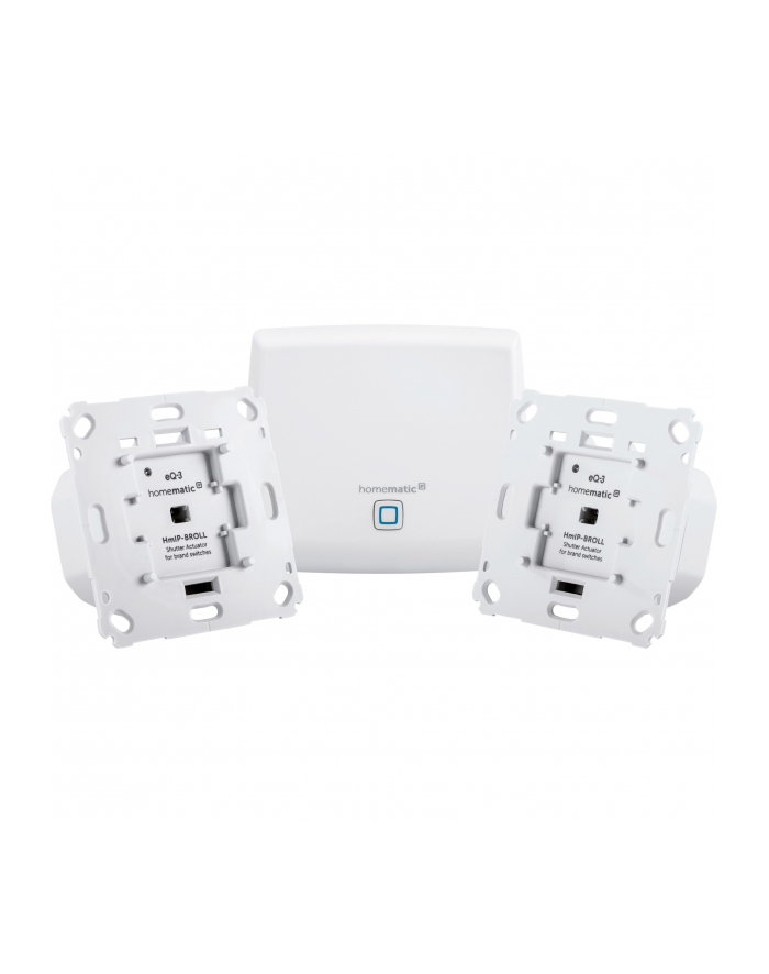 Homematic IP starter set roller shutter actuator (access point (HMIP-HAP), 2x roller shutter actuator for brand switch (HmIP-BROLL)) główny