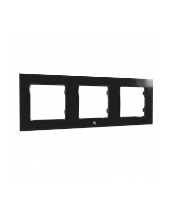 Shelly Wall Frame 3, Cover (Kolor: CZARNY, for Wall Switch)