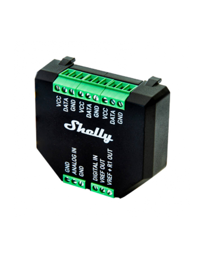 Shelly Plus Add-on, interface extension (Kolor: CZARNY) główny