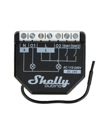 Shelly Wave 2PM, relay (Kolor: CZARNY)