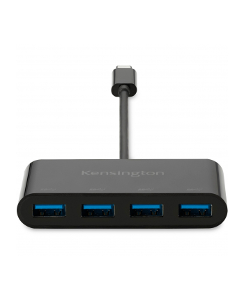 Kensington CH1200 USB-C 4 Port Hub, USB hub (Kolor: CZARNY)