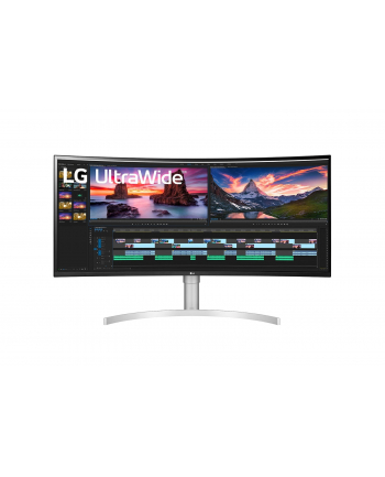 lg electronics LG 38WN95CP-W, LED monitor - 38 - Kolor: CZARNY/Kolor: BIAŁY, curved, HDMI, DisplayPort, Thunderbolt 3, G-Sync, Free-Sync, 144Hz panel