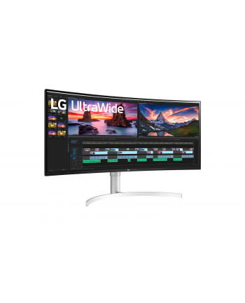 lg electronics LG 38WN95CP-W, LED monitor - 38 - Kolor: CZARNY/Kolor: BIAŁY, curved, HDMI, DisplayPort, Thunderbolt 3, G-Sync, Free-Sync, 144Hz panel