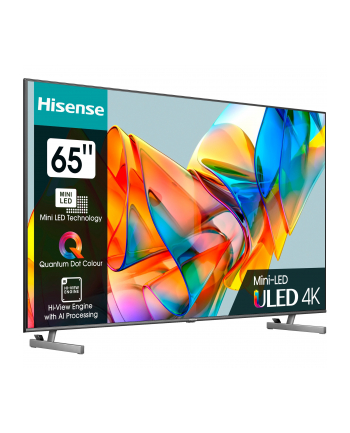 Hisense 65U6KQ, LED TV - 65 - anthracite, UltraHD/4K, triple tuner, HDR10, WLAN, LAN, Bluetooth