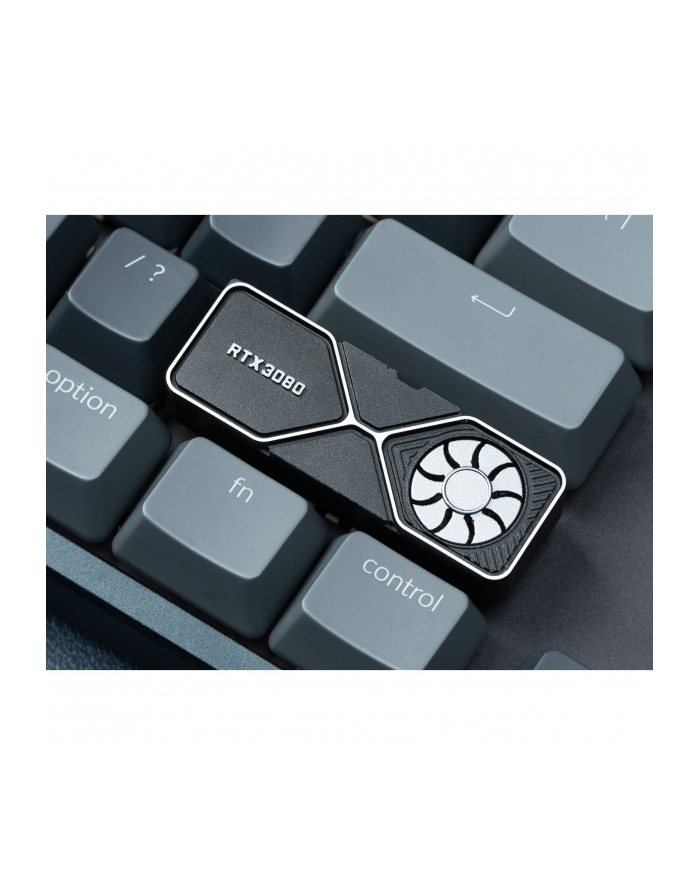 Keychron Graphics Card RTX3080 Aluminum Alloy Artisan Keycap (Kolor: CZARNY/silver) główny