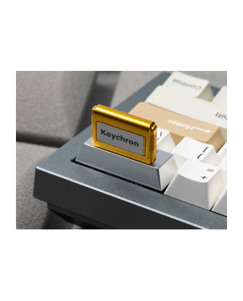 Keychron Computer Aluminum Alloy Artisan Keycap (silver/gold)