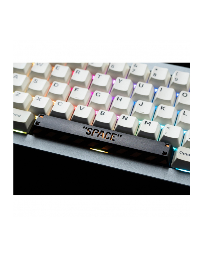 Keychron Spacebar Aluminum Alloy Artisan Keycap, Keycap (Kolor: CZARNY/orange) główny