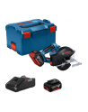 bosch powertools Bosch cordless metal circular saw GKM 18V-50 Professional, hand-held circular saw (blue/Kolor: CZARNY, 2x Li-ion battery 5.0Ah, in L-BOXX) - nr 5