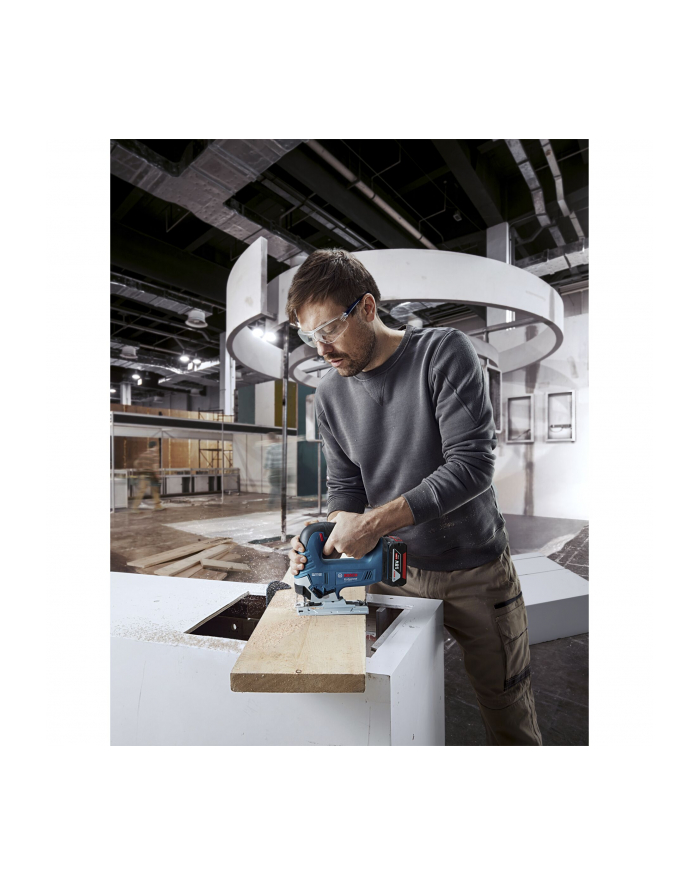bosch powertools Bosch cordless jigsaw GST 18V-125 B Professional solo, 18 volts (blue/Kolor: CZARNY, without battery and charger, in L-BOXX) główny