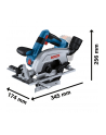 bosch powertools Bosch cordless circular saw GKS 18V-57-2 Professional (blue/Kolor: CZARNY, 2x Li-Ion battery ProCORE18V 5.5Ah, in L-BOXX) - nr 2