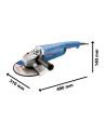 bosch powertools Bosch angle grinder GWS 2200 J Professional (blue, 2,200 watts) - nr 2