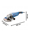 bosch powertools Bosch angle grinder GWS 2400 J Professional (blue, 2,400 watts) - nr 2