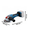 bosch powertools Bosch X-LOCK cordless angle grinder BITURBO GWX 18V-15 P Professional solo, 125mm (blue/Kolor: CZARNY, without battery and charger) - nr 6