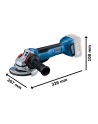 bosch powertools Bosch cordless angle grinder GWS 18V-10 P Professional, 125mm (blue/Kolor: CZARNY, 2x Li-ion battery 5.0Ah, in L-BOXX) - nr 7