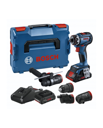 bosch powertools Bosch cordless drill/driver GSR 18V-90 FC Professional, 18Volt (blue/Kolor: CZARNY, 2x battery ProCORE18V 4.0Ah, in L-BOXX)