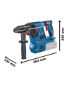 bosch powertools Bosch cordless hammer drill GBH 18V-28 C Professional solo, 18 volts (blue/Kolor: CZARNY, without battery and charger, with Bluetooth, in L-BOXX) - nr 3