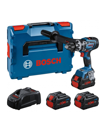 bosch powertools Bosch cordless impact drill BITURBO GSB 18V-150 C Professional, 18Volt (blue/Kolor: CZARNY, 3x battery ProCORE18V 8.0Ah, Bluetooth module, L-BOXX)