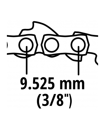 Einhell replacement chain 25cm 1.3 39T 3/8, saw chain