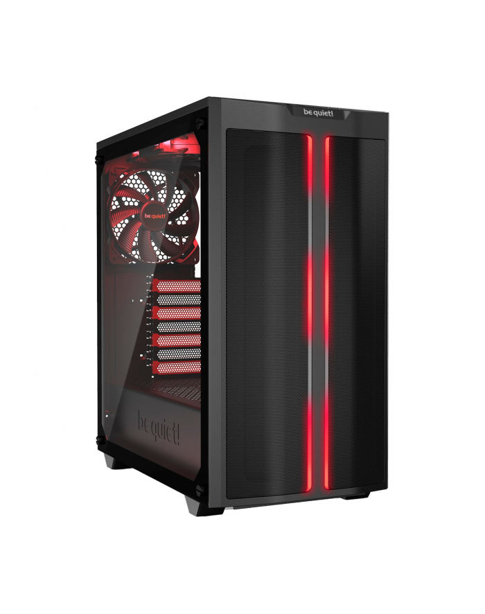 be quiet! PURE BASE 500DX Window, tower case (Kolor: CZARNY/red, window kit) główny