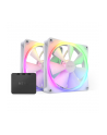 NZXT F140 RGB Core Twin Pack 140x140x26, case fan (Kolor: BIAŁY, pack of 2, incl. RGB controller) - nr 16