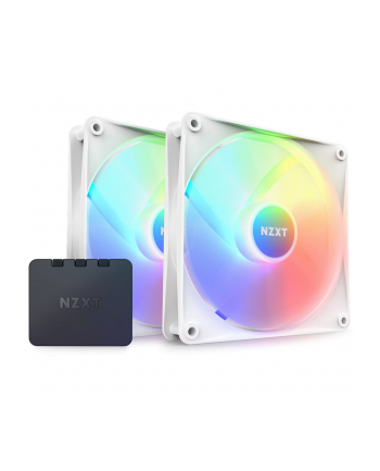 NZXT F140 RGB Core Twin Pack 140x140x26, case fan (Kolor: BIAŁY, pack of 2, incl. RGB controller)
