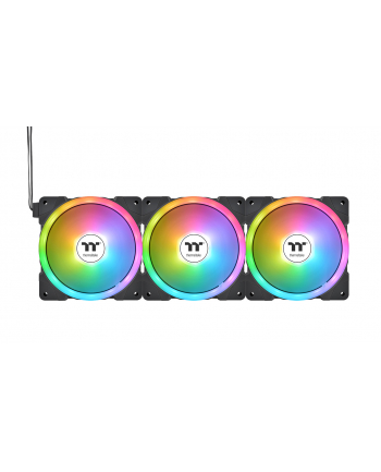 Thermaltake SWAFAN EX14 ARGB Sync PC Cooling Fan TT Premium Edition, Case Fan (Kolor: CZARNY, Pack of 3)