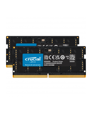 Crucial DDR5 - 96GB -5600 - CL - 46 (2x 48 GB) dual kit, RAM (Kolor: CZARNY, CT2K48G56C46S5)