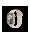 Apple Watch Series 9, Smartwatch (silver/light beige, aluminum, 41 mm, sports band) - nr 17