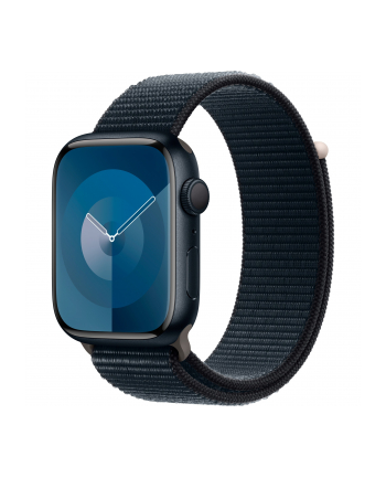 Apple Watch Series 9, Smartwatch (dark blue/dark blue, aluminum, 45 mm, Sport Loop)