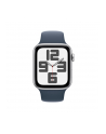 Apple Watch SE (2023), Smartwatch (silver/blue, 44 mm, sports strap, aluminum, cellular) - nr 11