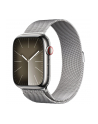 Apple Watch Series 9, Smartwatch (silver/silver, stainless steel, 45 mm, Milanese bracelet, cellular) - nr 20