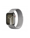 Apple Watch Series 9, Smartwatch (silver/silver, stainless steel, 45 mm, Milanese bracelet, cellular) - nr 6