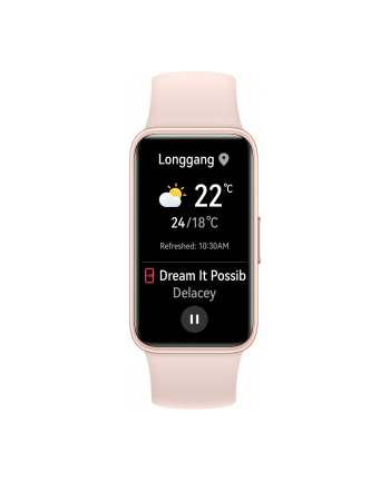 Smartphome Huawei Band 8 (Ahsoka-B19), fitness tracker (pink, silicone bracelet)