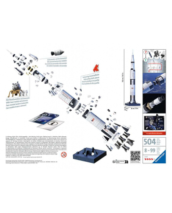 Ravensburger 3D puzzle Apollo Saturn V Rocket