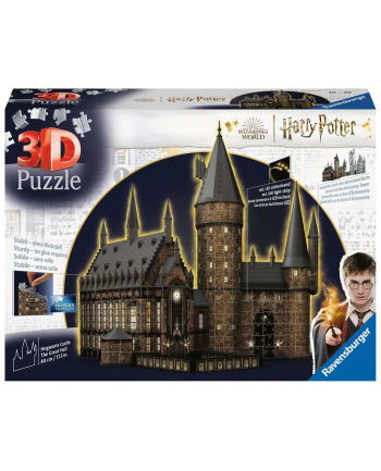 Ravensburger 3D Puzzle Hogwarts Castle - The Great Hall Night Edition