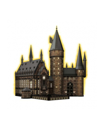 Ravensburger 3D Puzzle Hogwarts Castle - The Great Hall Night Edition