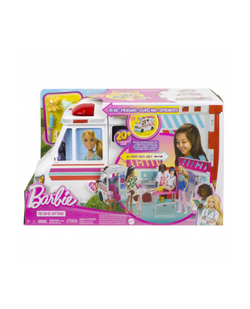 Mattel Barbie 2-in-1 Ambulance Playset, Toy Vehicle