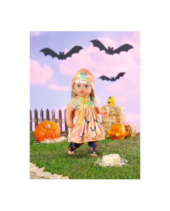 ZAPF Creation BABY born Halloween pumpkin dress, doll accessories (43 cm)