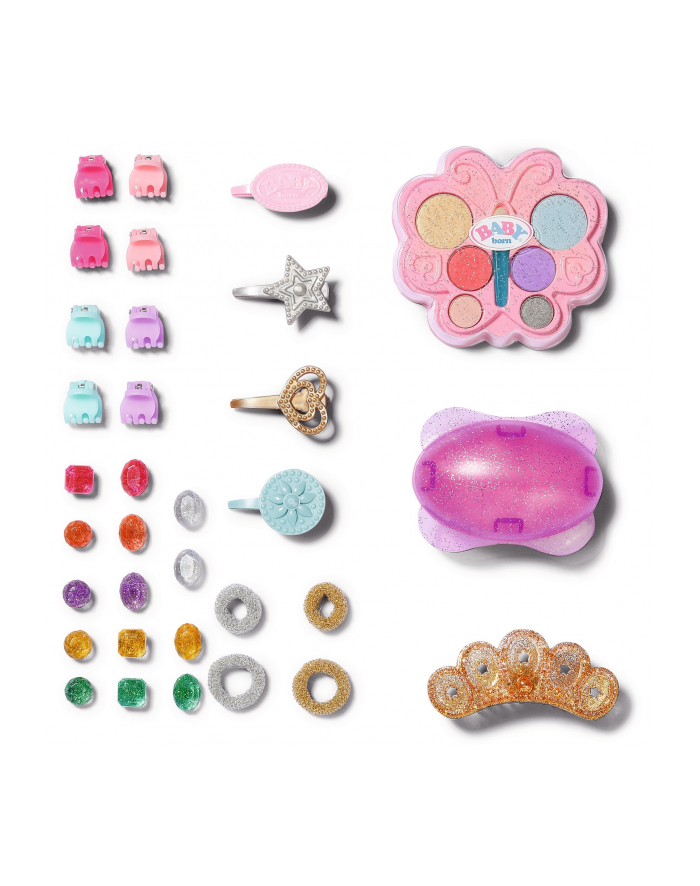 ZAPF Creation BABY born Sister Styling Head Princess, make-up and hairdressing head główny