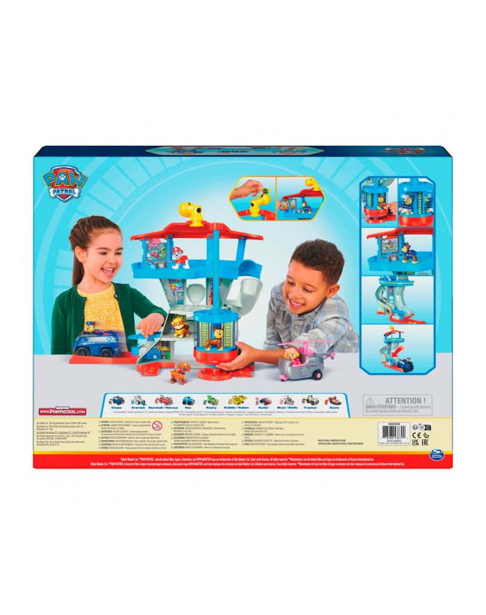 spinmaster Spin Master Paw Patrol - Lookout Tower Headquarters Playset, Backdrop główny