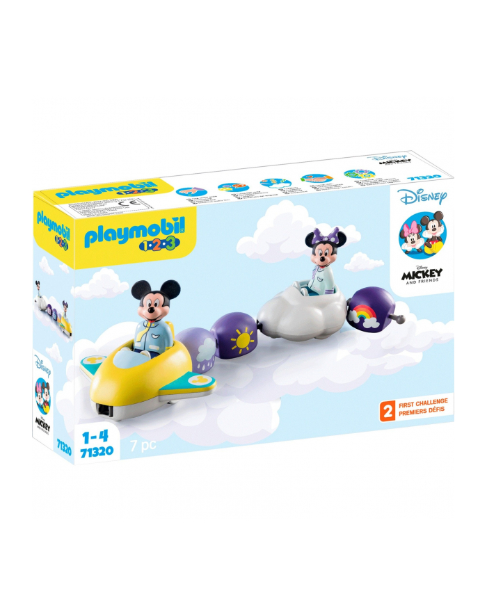 PLAYMOBIL 71320 1.2.3 ' Disney: Mickey ' Minnie's Cloud Train, construction toy główny