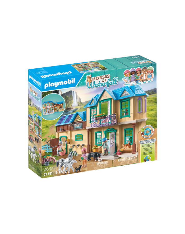 PLAYMOBIL 71351 Horses of Waterfall - Waterfall Ranch, construction toy główny