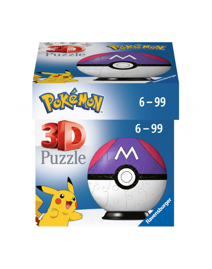 Ravensburger 3D Puzzle Ball Pokémon Master Ball główny