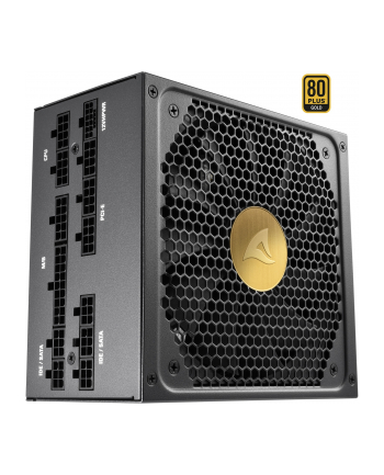 Sharkoon REBEL P30 Gold 1000W ATX3.0, PC power supply (Kolor: CZARNY, 4x PCIe, cable management, 1000 watts)